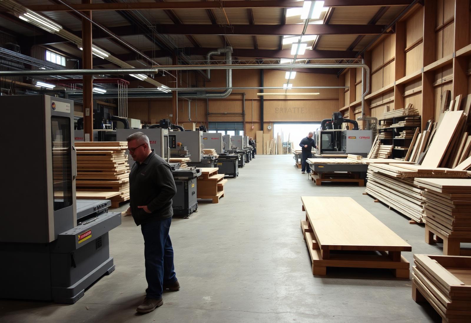 MBM millwork fabrication shop in Scarborough, Ontario